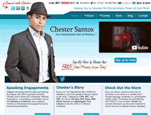 Tablet Screenshot of chestersantos.com